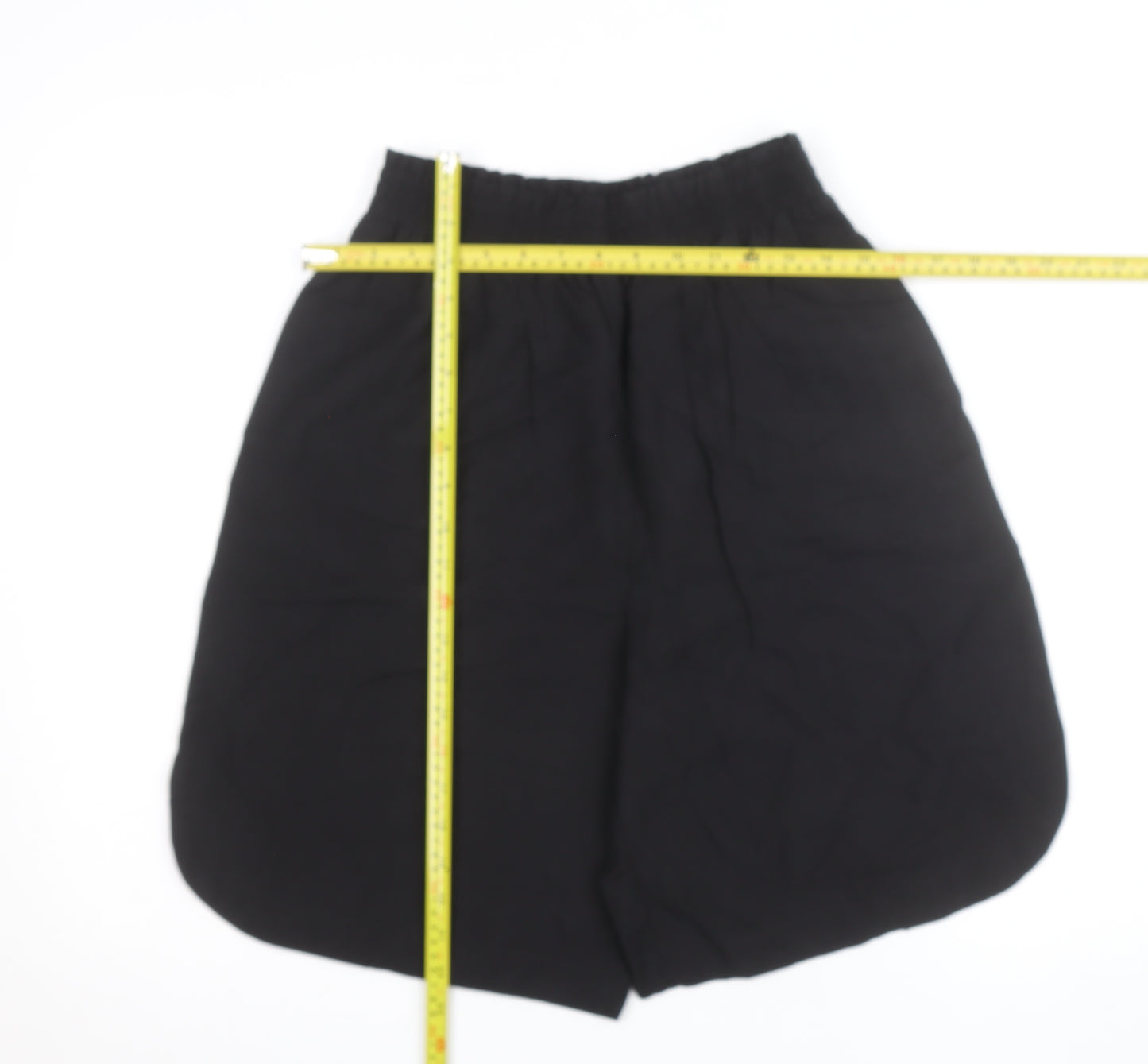H&M Women’s Black Linen Blend Bermuda Shorts Size 10