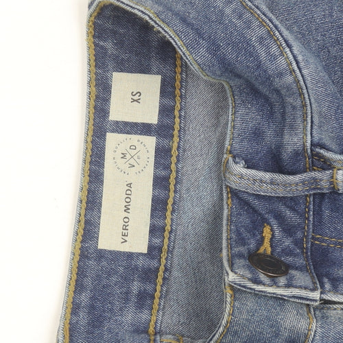 Vero Moda Womens Blue XS Slim Ankle Denim Jeans