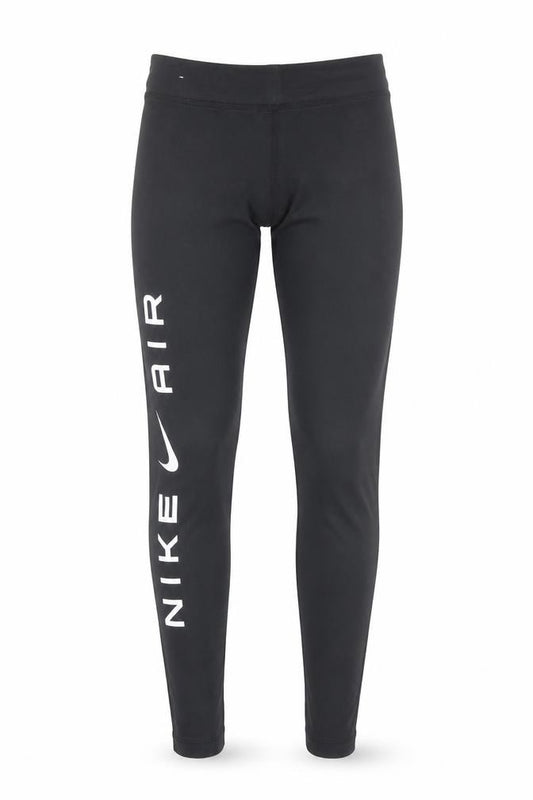 Nike Women Black Athletic Leggings M Slim Fit Stretch Sportswear