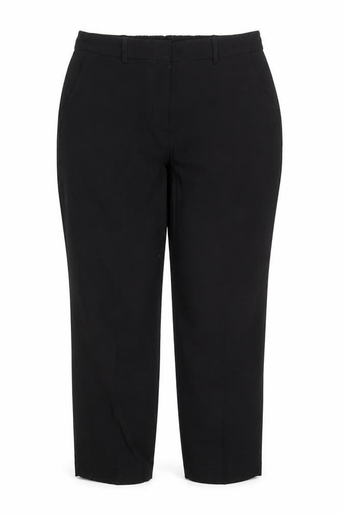 DUNNES Women Black Size 12 Straight Leg Trousers