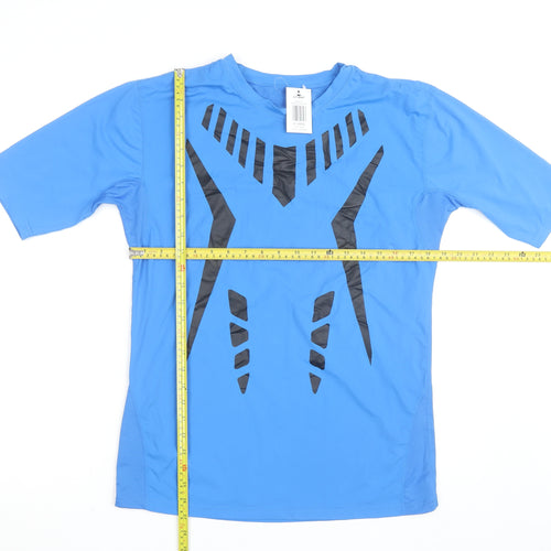 Crane Men’s Blue XL Compression T-Shirt Gym Training Top