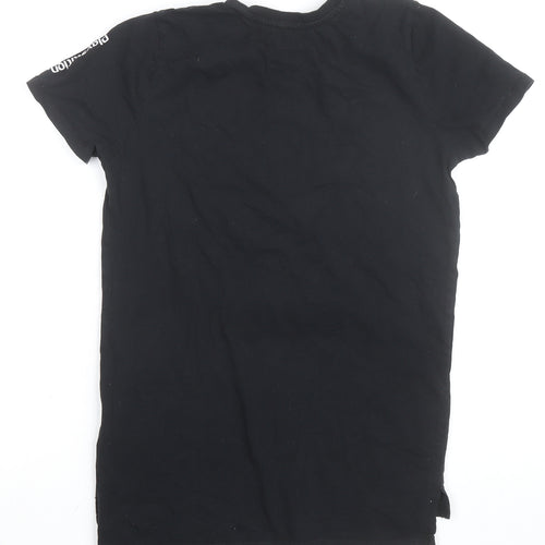PlayStation Men's Black Cotton Graphic Gaming T-Shirt Size S
