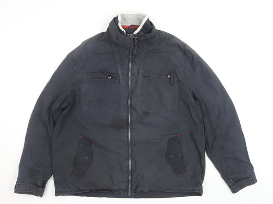 Maine New England Men's Blue XL Shower Resistant Jacket