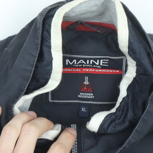 Maine New England Men's Blue XL Shower Resistant Jacket