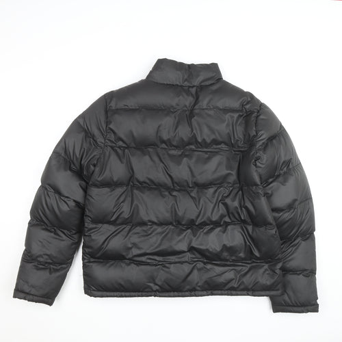 French Connection Men’s Black Puffer Jacket M Winter Warm