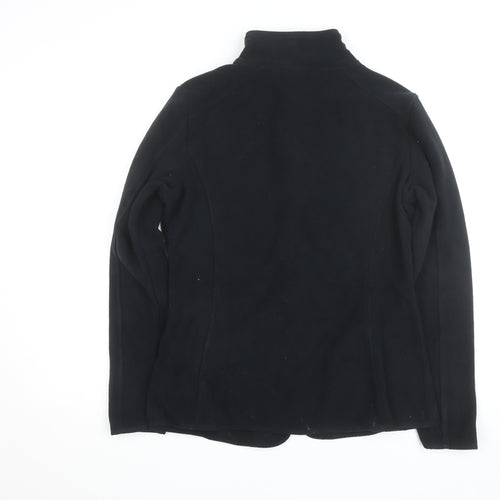 Dunnes Women's Black Fleece Full Zip Active Jacket Size 12