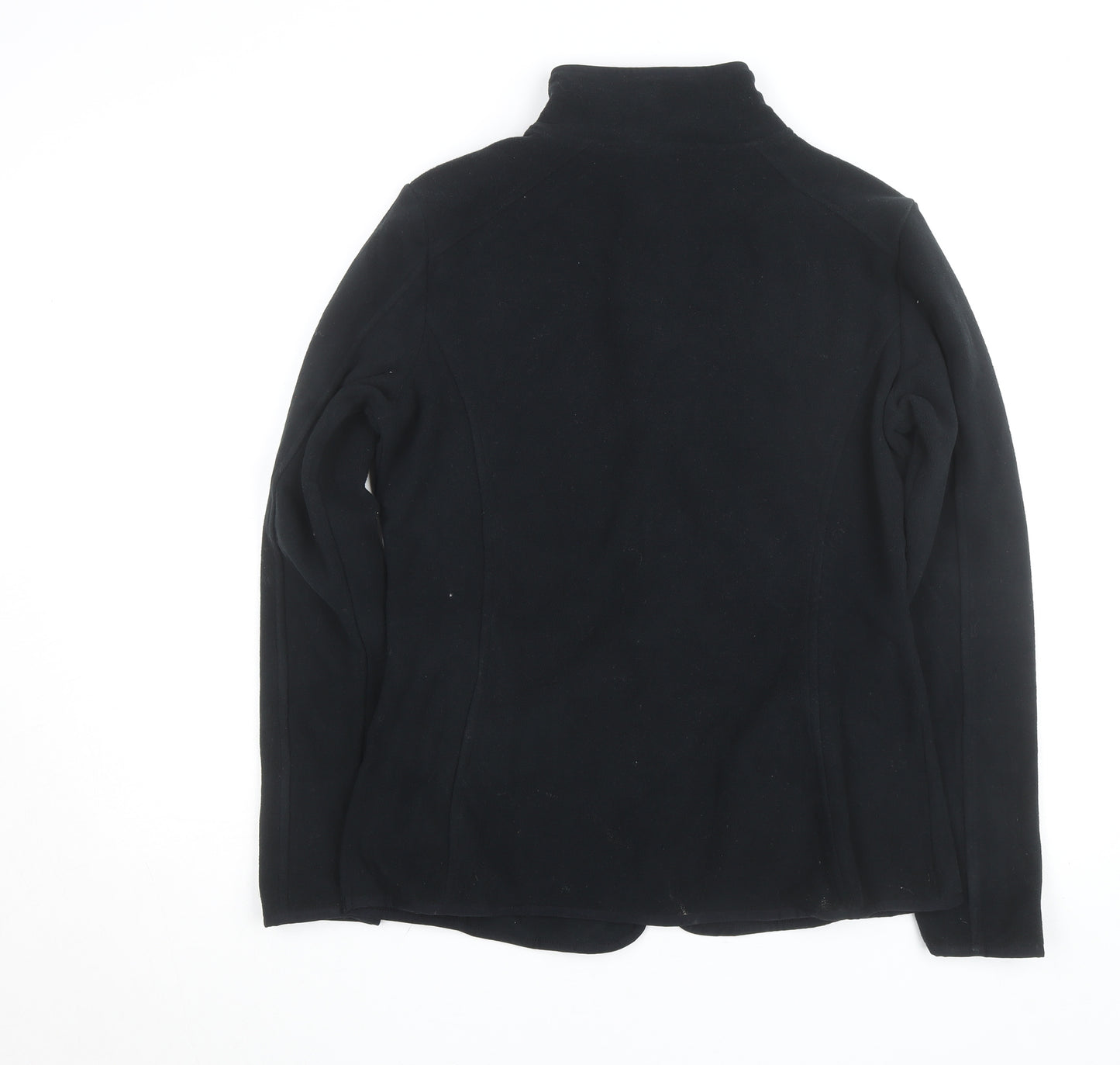 Dunnes Women's Black Fleece Full Zip Active Jacket Size 12