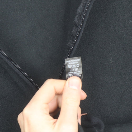 Dunnes Women's Black Fleece Full Zip Active Jacket Size 12
