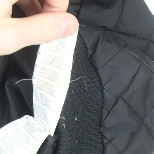 Everlast Women’s Black Size 8 Puffer Jacket Hooded Quilted Winter Coat