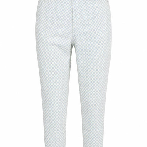 Stradivarius Women's Blue Check Skinny High Waist Jeans Size 10