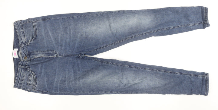 Savida Women's Blue Skinny Stretch Denim Jeans Size 12