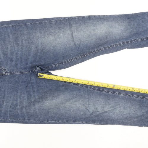 Savida Women's Blue Skinny Stretch Denim Jeans Size 12