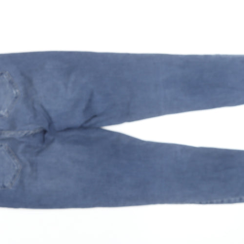 Savida Women's Blue Skinny Stretch Denim Jeans Size 12