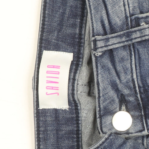 Savida Women's Blue Skinny Stretch Denim Jeans Size 12