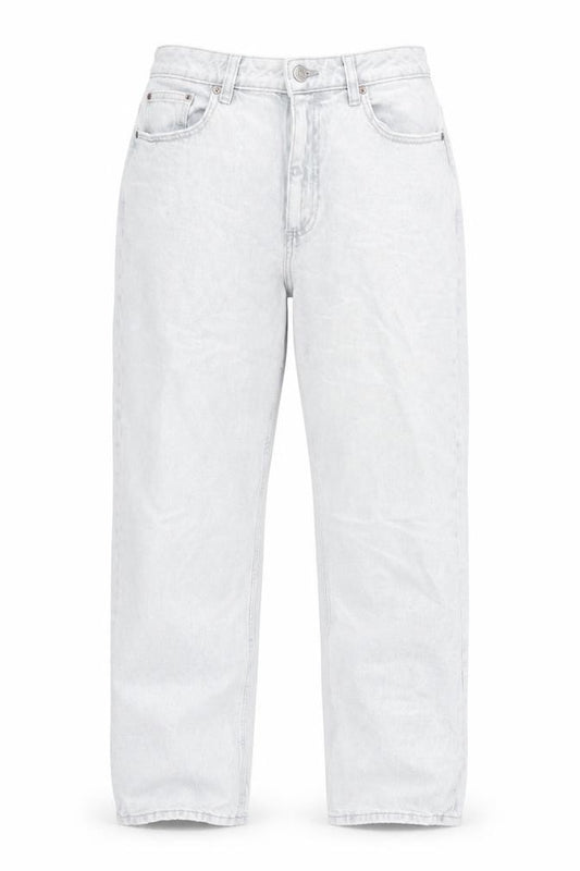 Front view of Denim Co. Women’s Grey High Rise Mom Jeans, size UK 12, Regular