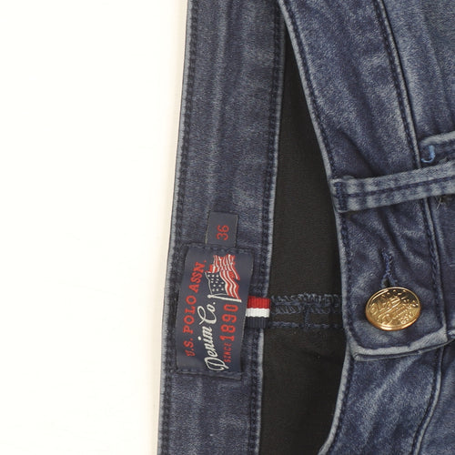 U.S. Polo Assn Women Blue Skinny Jeans Size 8 Denim Stretch