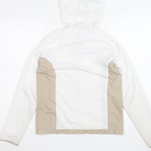 Calvin Klein Golf Men's Beige White Small Windbreaker Jacket