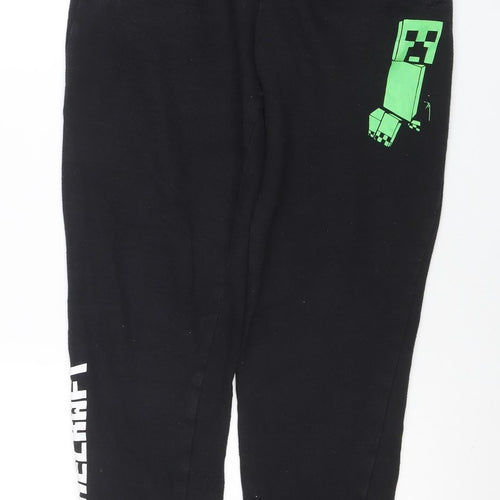 Mojang Studios Boys Black Minecraft Jogger Sweatpants 14-15 Years