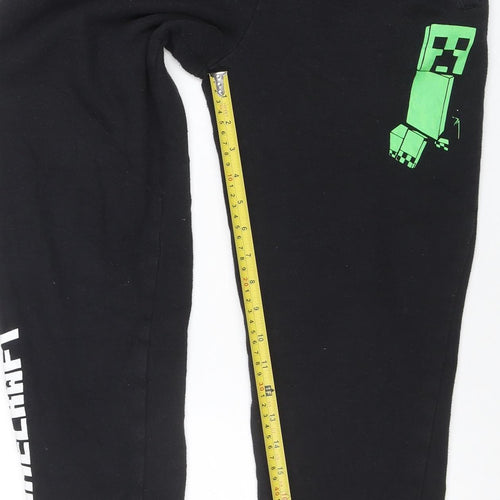 Mojang Studios Boys Black Minecraft Jogger Sweatpants 14-15 Years