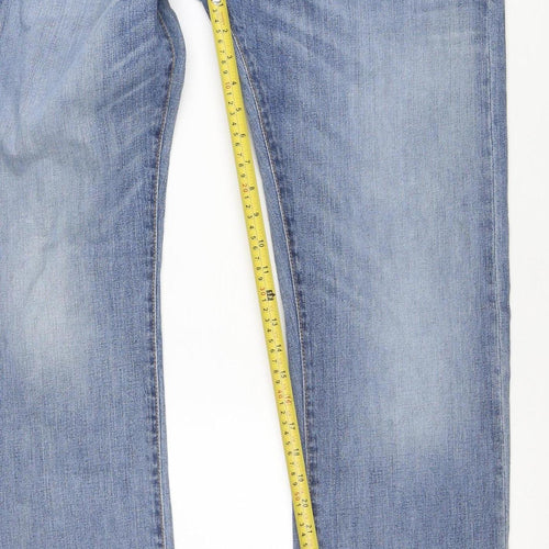 Levi's 514 Men's Blue Straight Leg Jeans W34 L34 Regular Fit