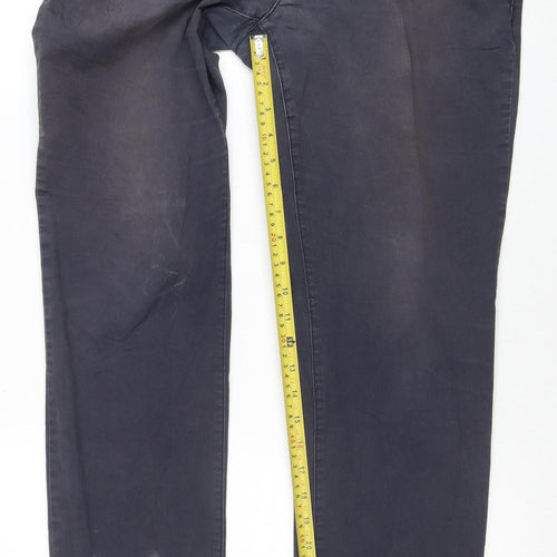Tommy Hilfiger Men's Blue 34/32 Chino Trousers Cotton Stretch