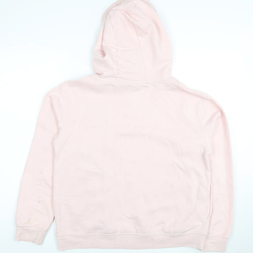 Disney Women Pink Minnie Mouse Pullover Hoodie Size M 10-12