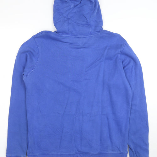 Nike Men Blue Pullover Hoodie Medium Second Hill Lane Mustangs Sports
