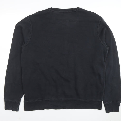 Nike Men's Black L Pullover Crew Neck Fleece Sweatshirt