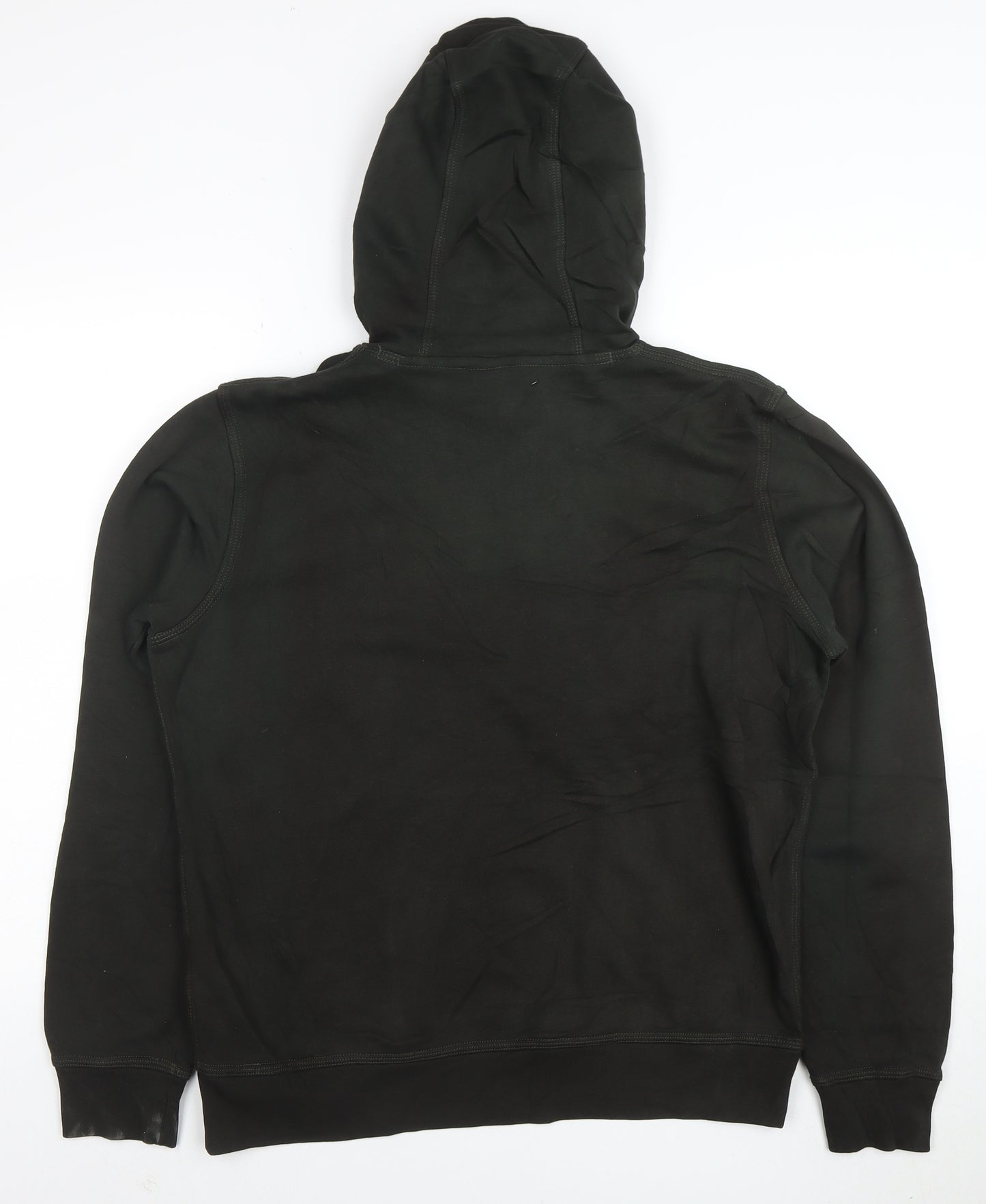 Nike Men’s Black Pullover Hoodie Size M Fleece Regular Fit