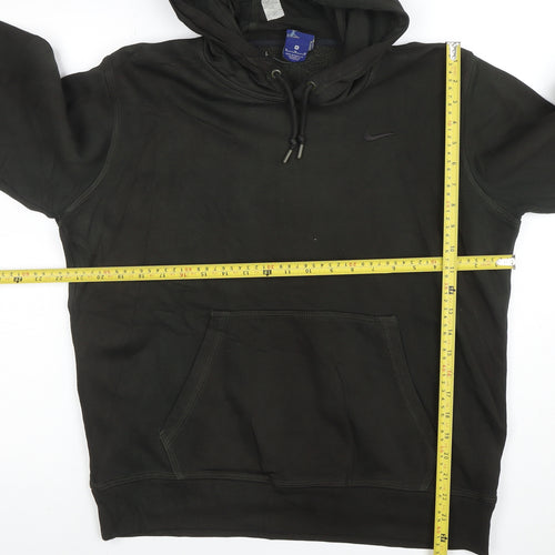 Nike Men’s Black Pullover Hoodie Size M Fleece Regular Fit