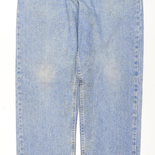 Wrangler Men's Blue Relaxed Fit Straight Denim Jeans 33x32
