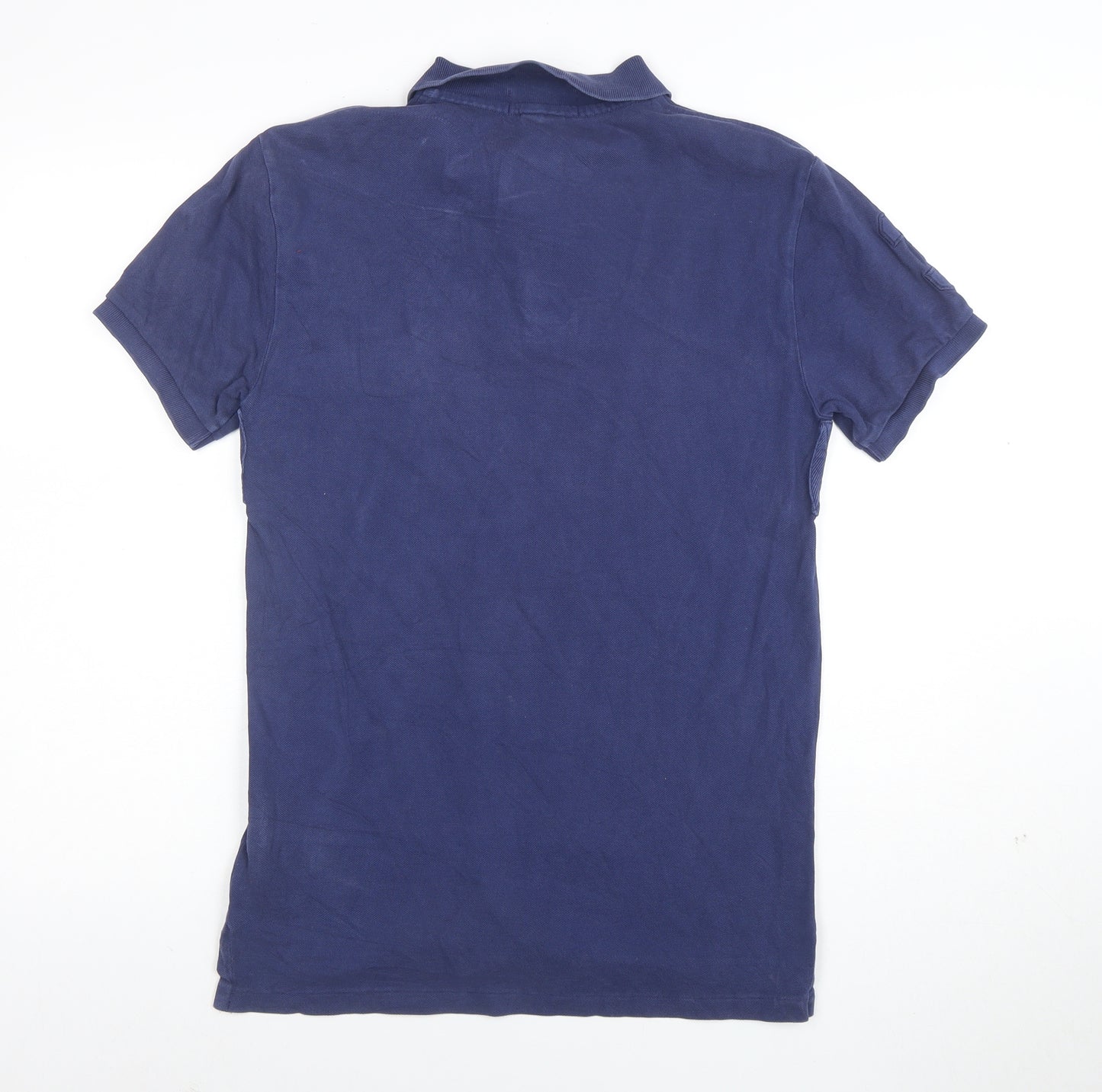 Ralph Lauren Men's Blue Slim Fit Short Sleeve Polo Shirt Size S