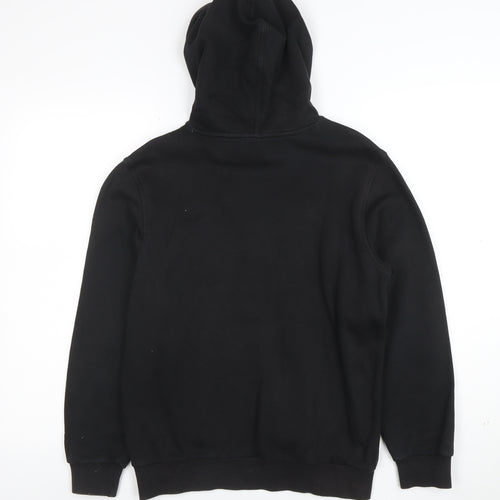 Puma Boys Black Pullover Hoodie Graphic Print Size 14 Years