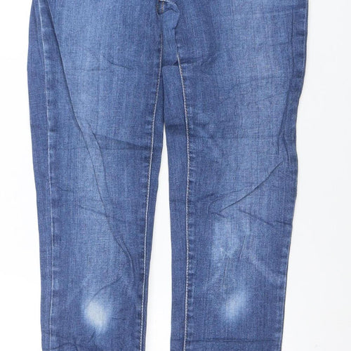 Levi's Men's Blue Mile High Super Skinny Jeans Size 28 High Rise Stretch Denim