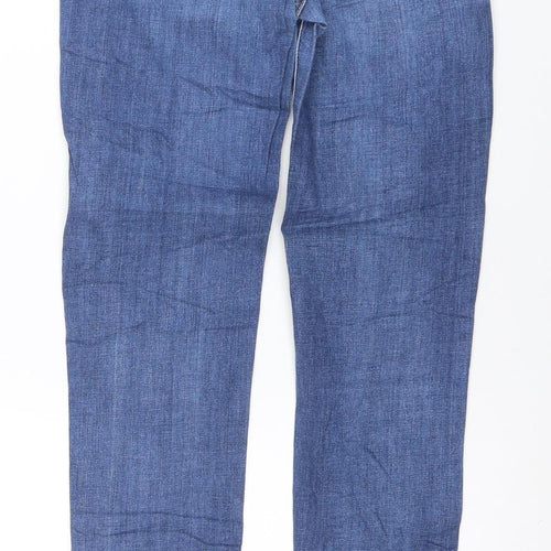 Levi's Men's Blue Mile High Super Skinny Jeans Size 28 High Rise Stretch Denim