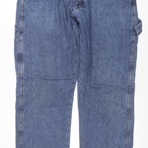 Wrangler Men’s Blue Regular Fit Straight Denim Jeans 34x32