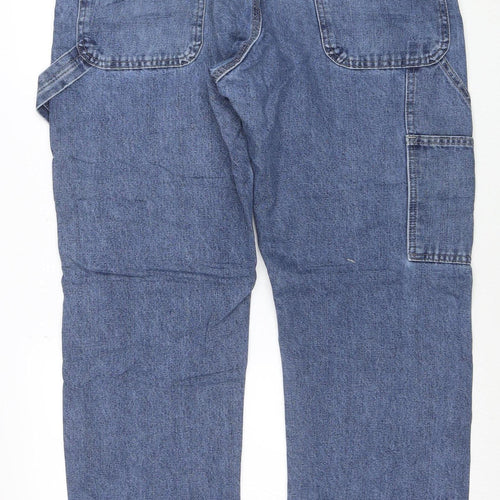Wrangler Men’s Blue Regular Fit Straight Denim Jeans 34x32