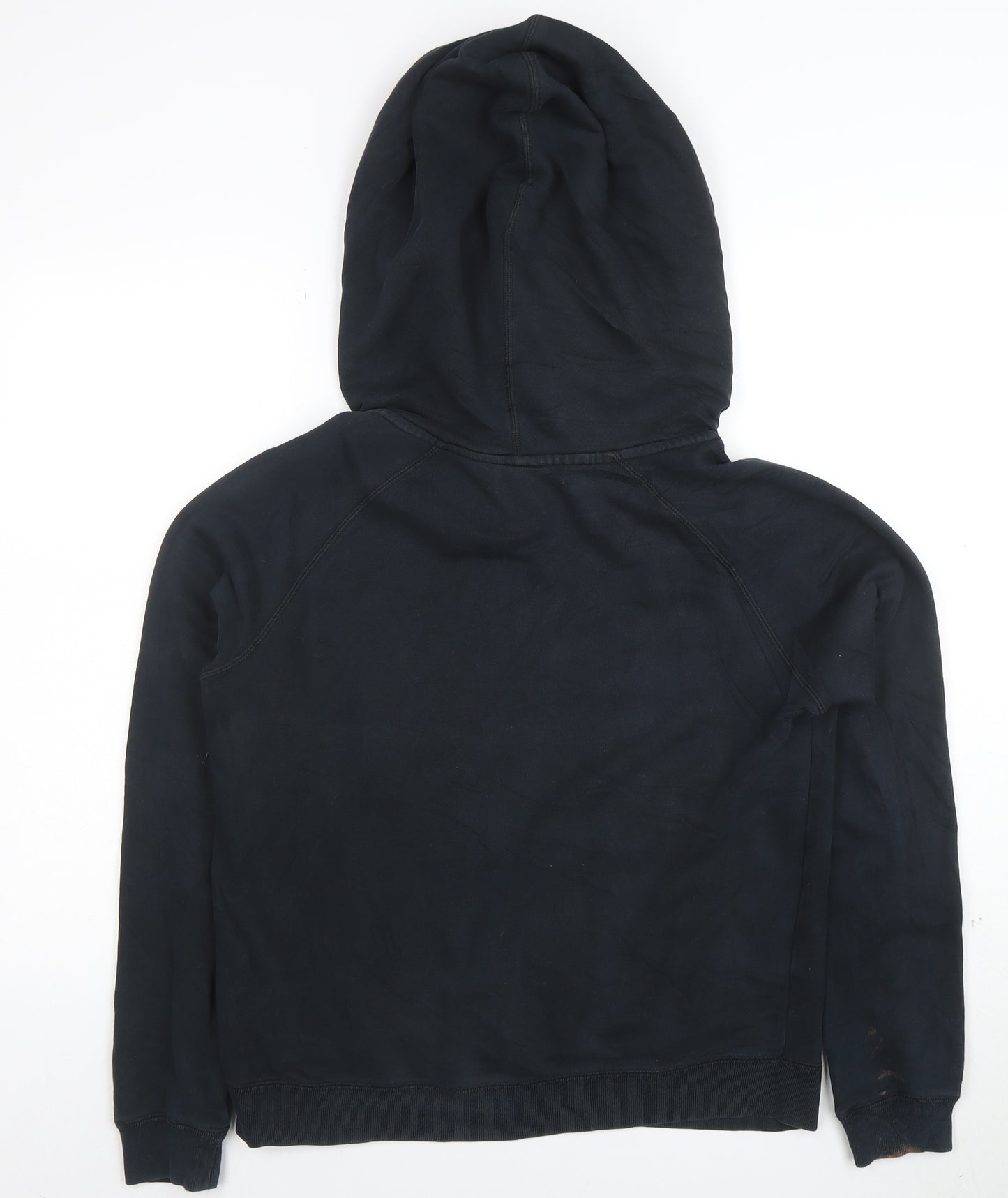 Nike Women’s Black Pullover Hoodie Size M Cotton Blend Logo Sweatshirt