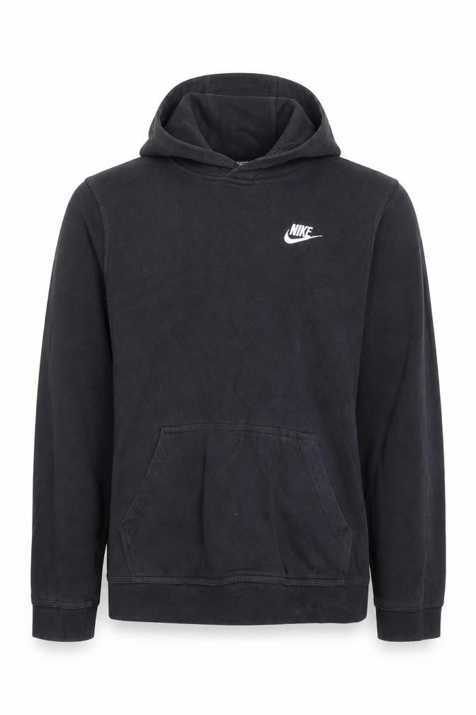 Nike Boys Black Pullover Hoodie XL 16 Years Cotton Fleece Regular Fit