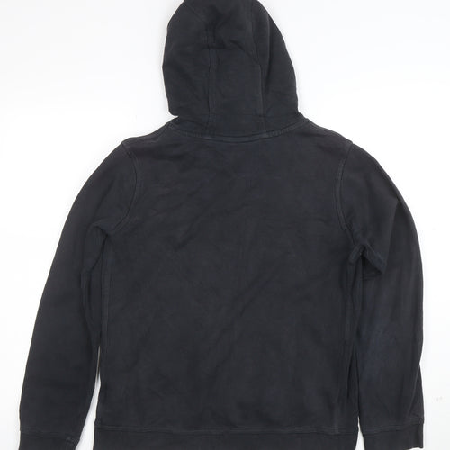 Nike Boys Black Pullover Hoodie XL 16 Years Cotton Fleece Regular Fit