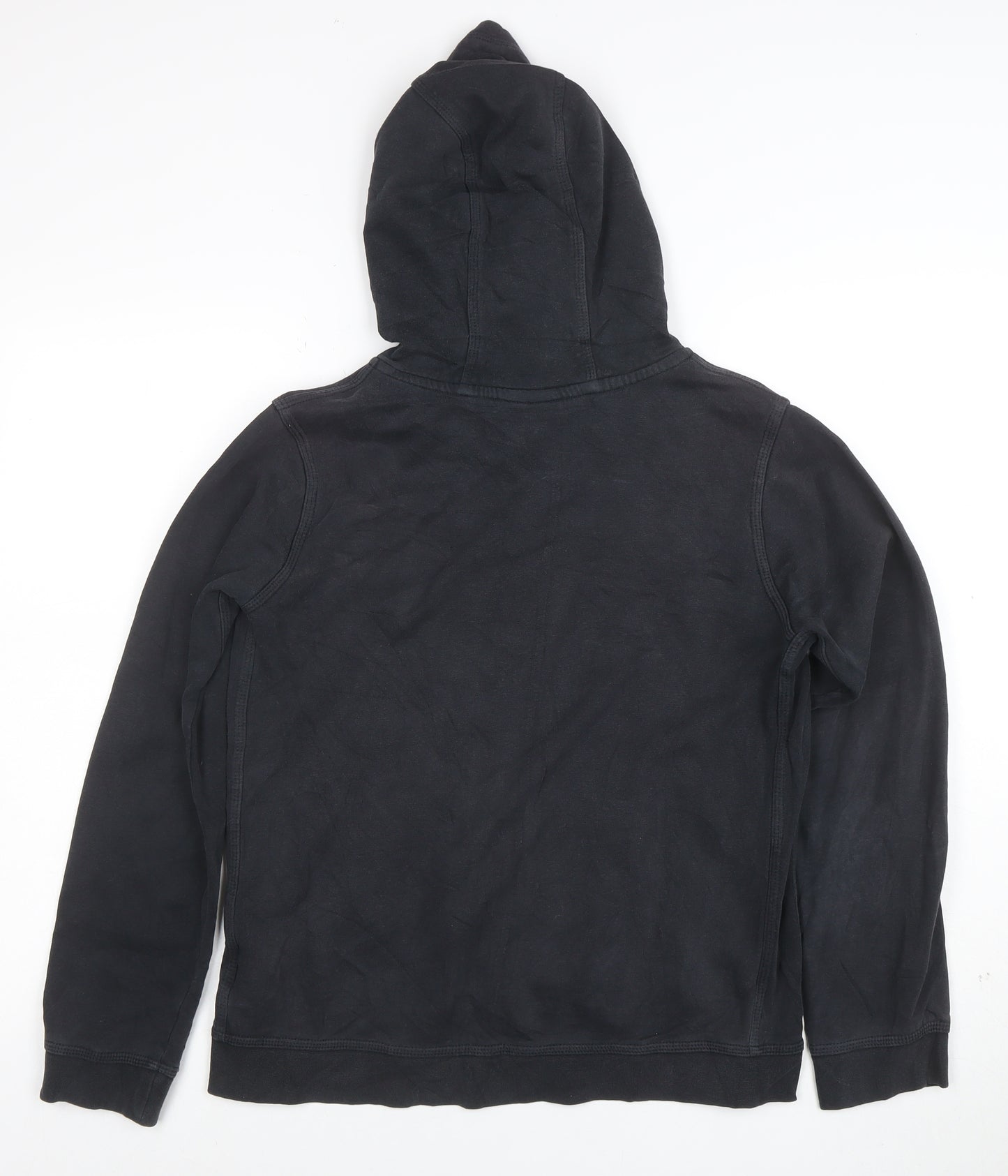 Nike Boys Black Pullover Hoodie XL 16 Years Cotton Fleece Regular Fit
