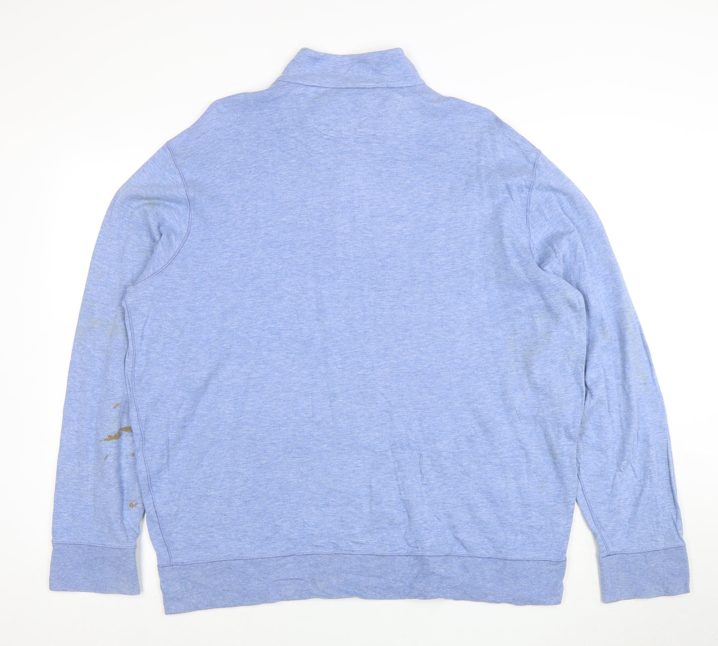 Ralph Lauren Men’s Blue XL 1/4 Zip Mock Neck Sweatshirt