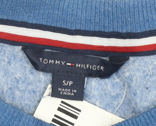 Tommy Hilfiger Men's Blue Crew Neck Pullover Sweatshirt Size S