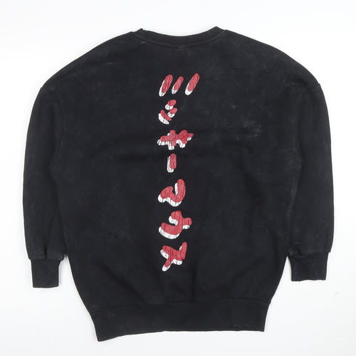 Disney C&A Women Black XS Pullover Sweatshirt Mickey Mouse Graphic