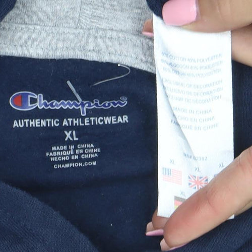 Champion Women’s Navy Blue XL Pullover Hoodie Sweatshirt