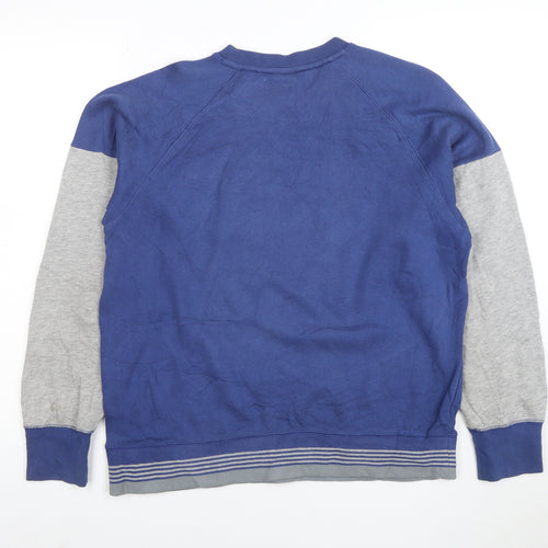 Jordan Boys Blue & Grey Crew Neck Sweatshirt XL 13-15 Years Cotton Blend