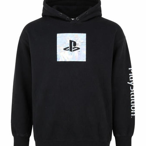 H&M Boys Black PlayStation Hoodie 10-12 Years Pullover Graphic Print