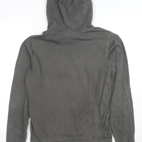Ellesse Mens Grey Small Pullover Hoodie 100% Cotton Casual Logo Style