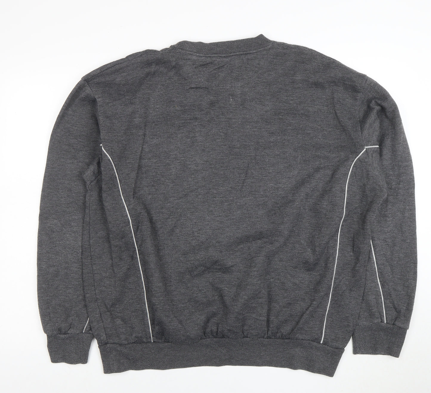 Umbro Mens Grey XL Crew Neck Pullover Sweatshirt