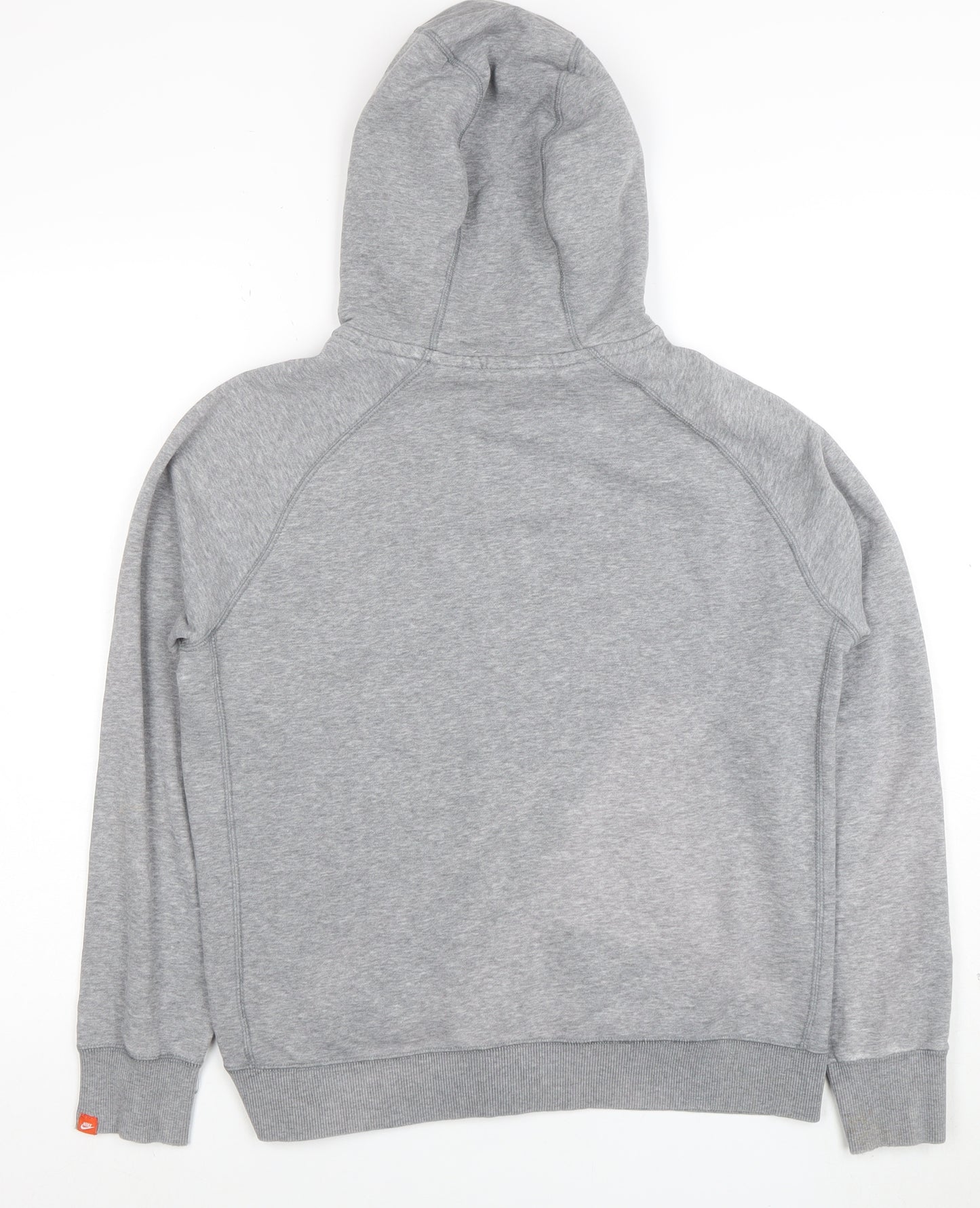 Nike Women Grey Full Zip Hoodie XL Cotton Blend Lined Sportswear